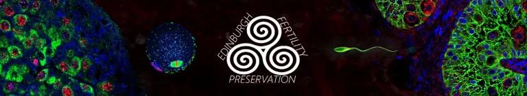 EFP logo and microscopy of egg and sperm