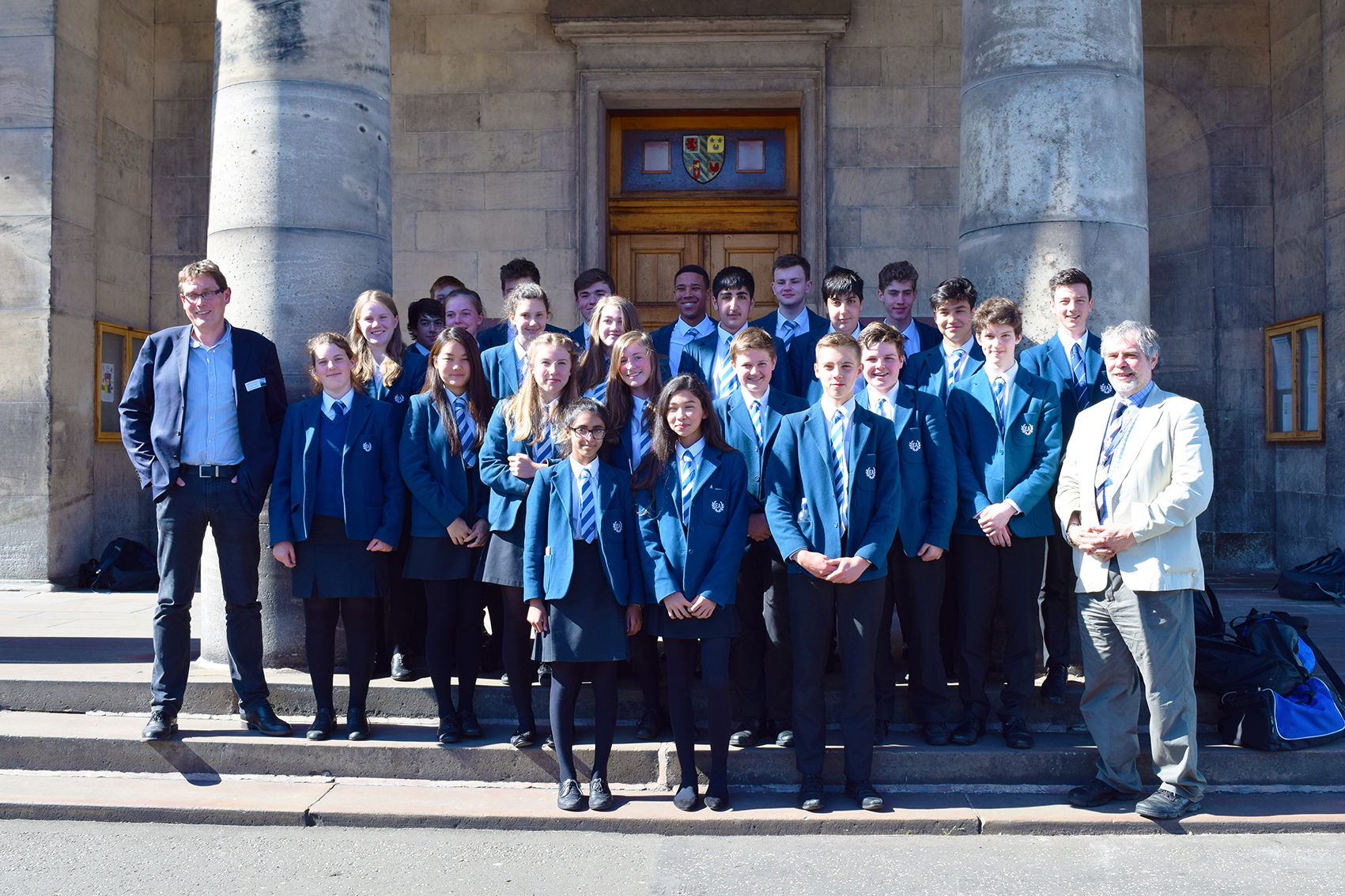 Professor Duncan visits Edinburgh Academy students